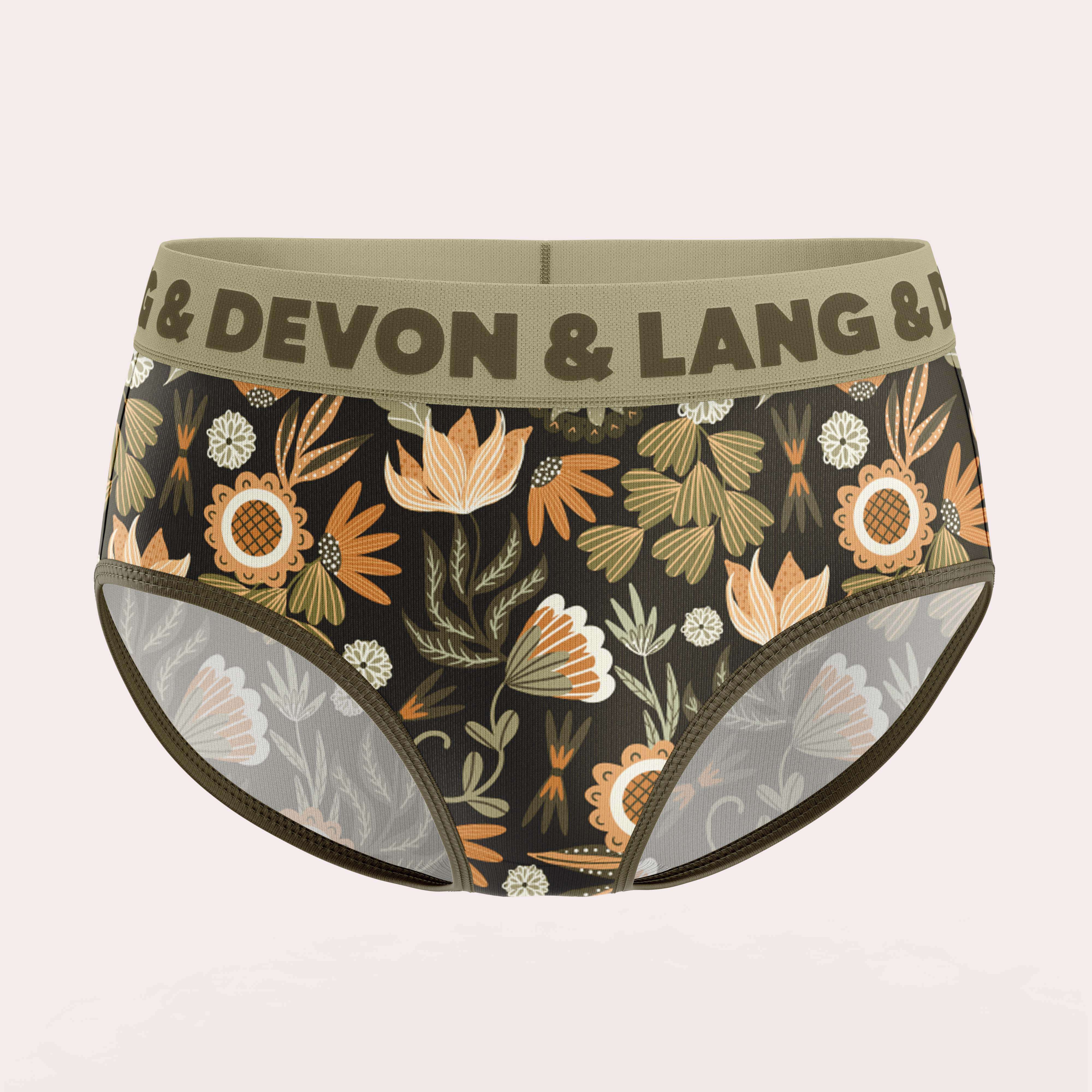 2026 Bria Bikini Brief - Rustic Florals