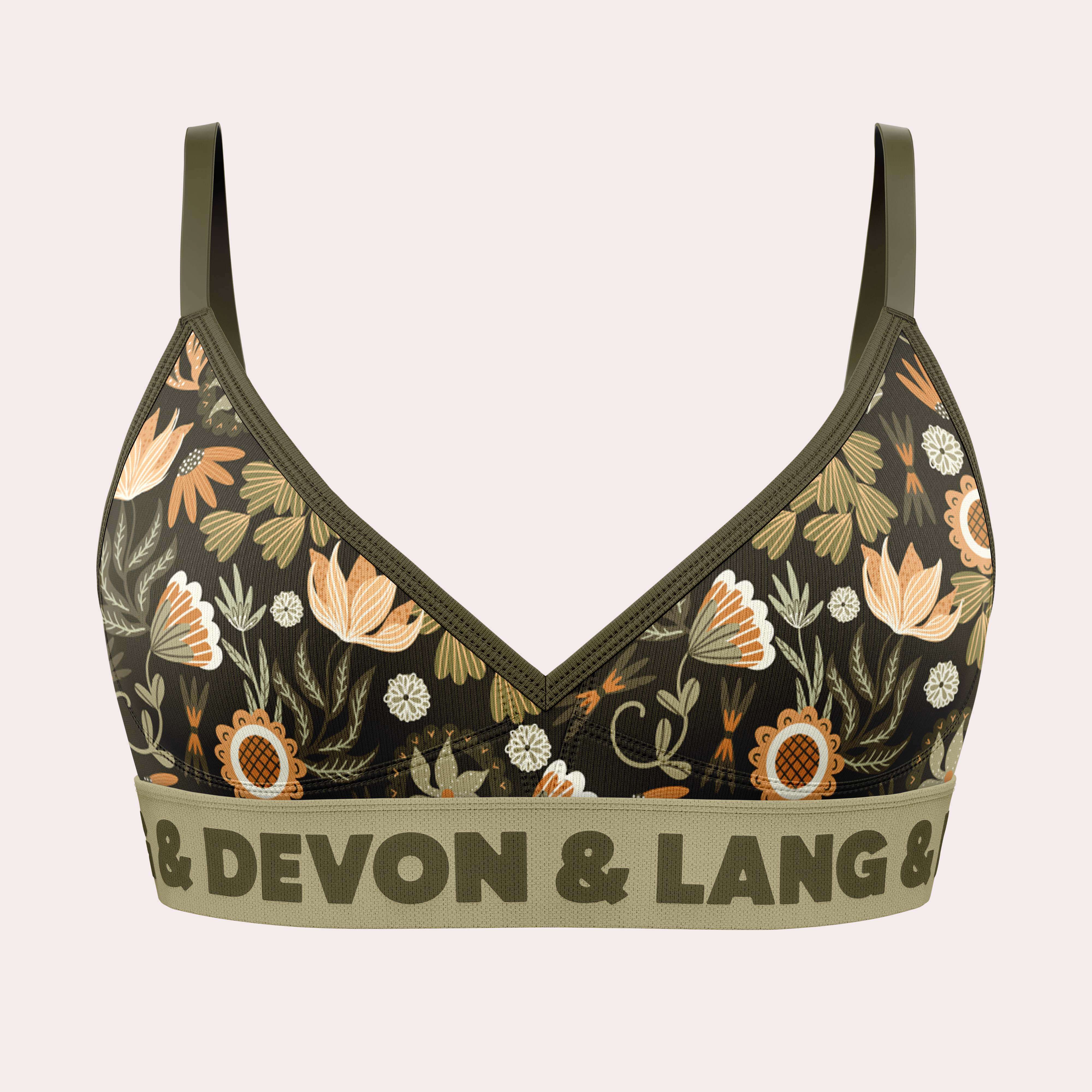 2026 Bria Bralette - Rustic Florals