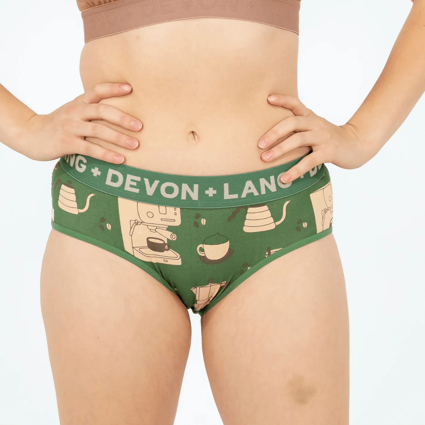 Originals Bria Bikini Brief - Coffee - Image 2