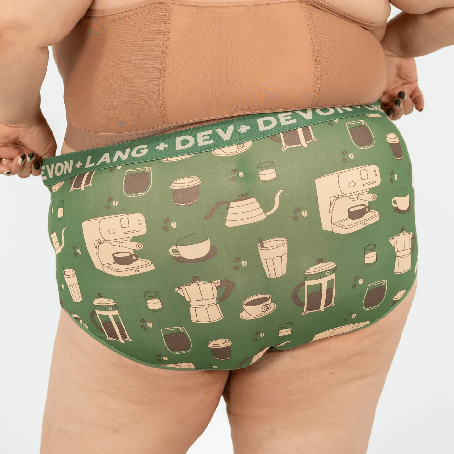 Originals Bria Bikini Brief - Coffee - Image 8