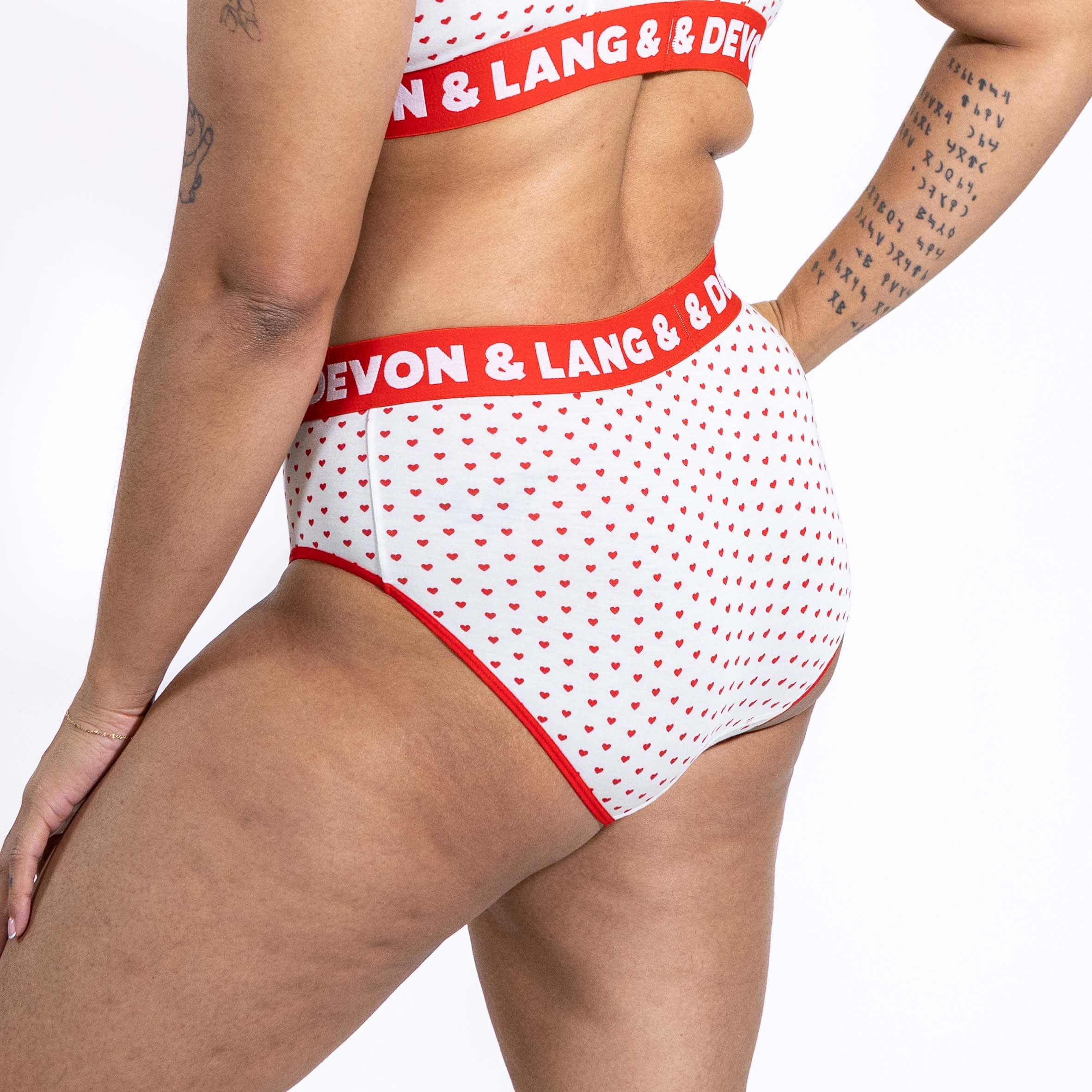 Bria Bikini Brief - Cinnamon Hearts - Image 4