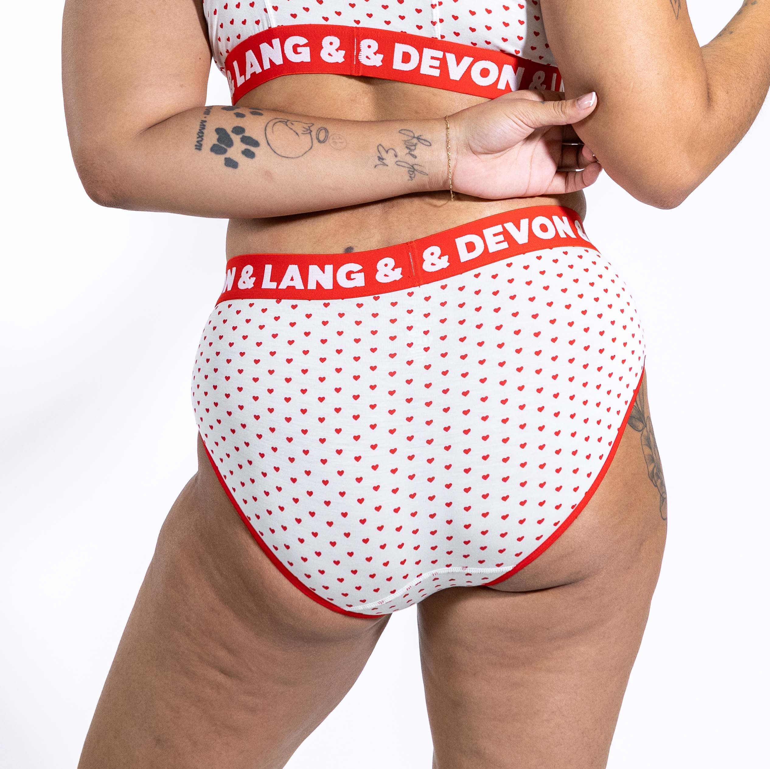 Bria Bikini Brief - Cinnamon Hearts - Image 5