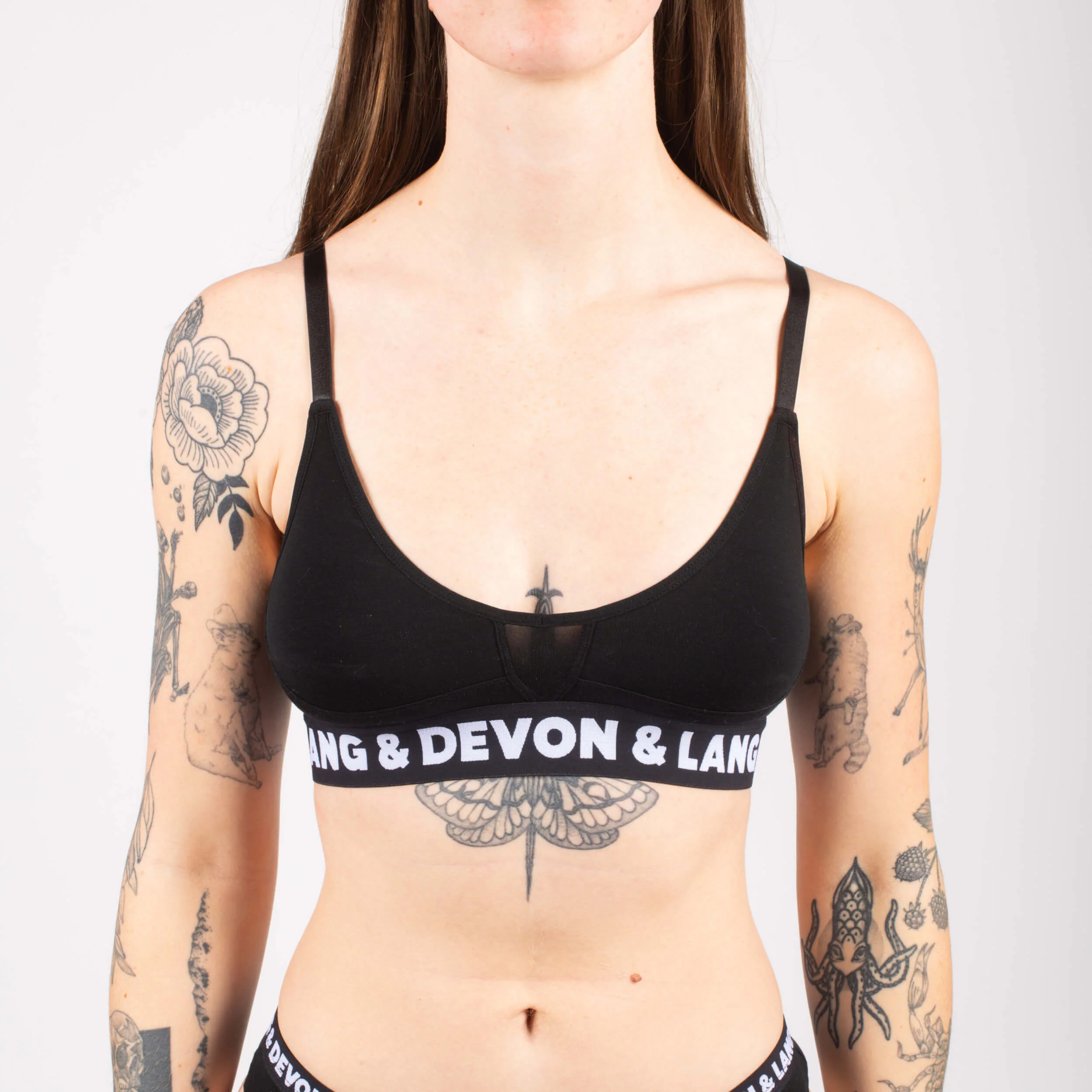 Bria Bralette - Hi-Contrast Obsidian - Image 3