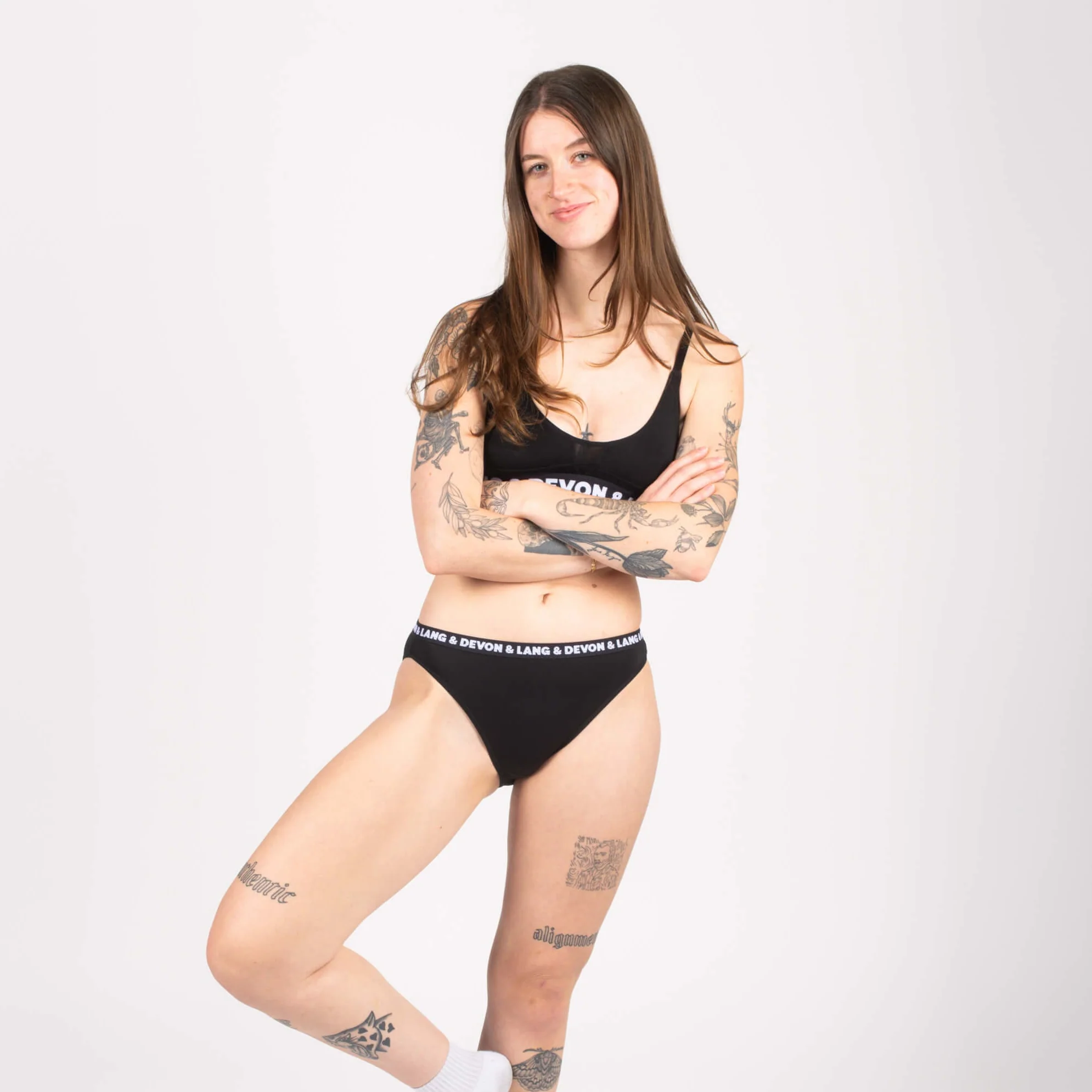 Bria Bralette - Hi-Contrast Obsidian - Image 6