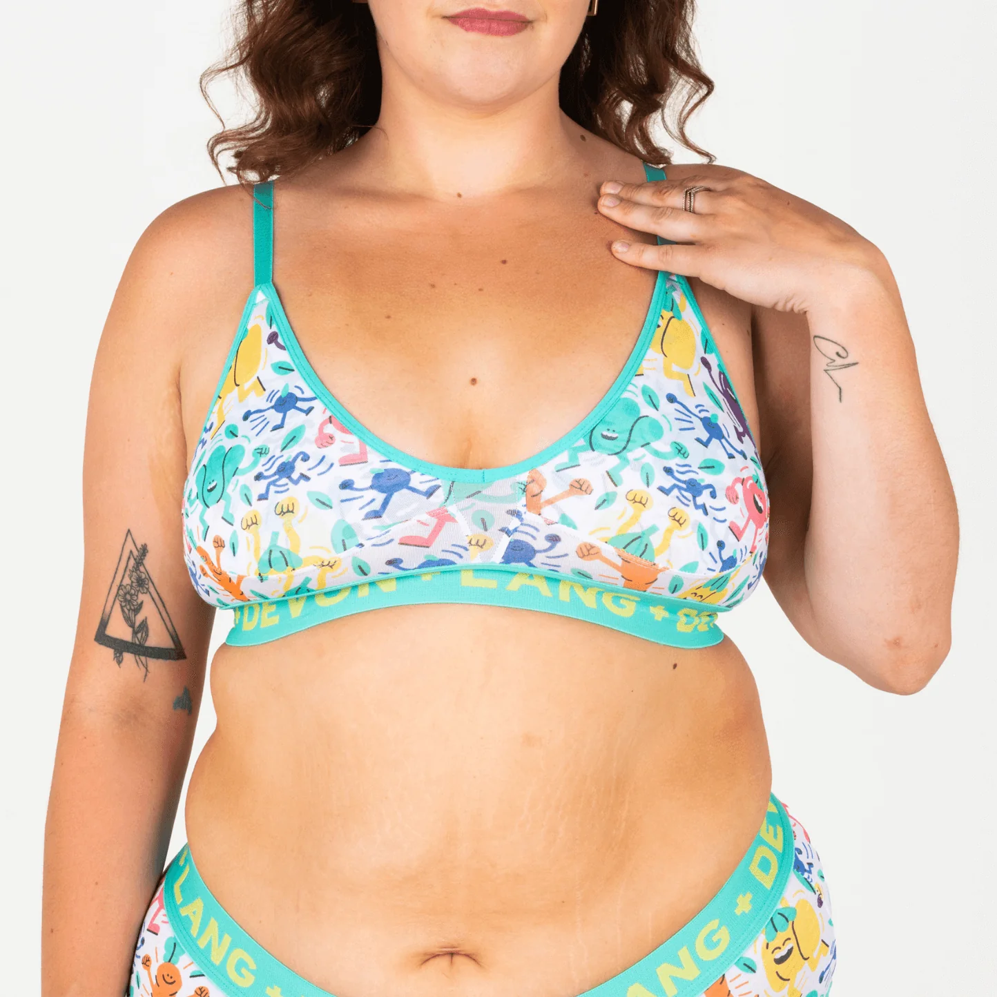 Originals Bria Bralette - Tossed Salad - Image 7