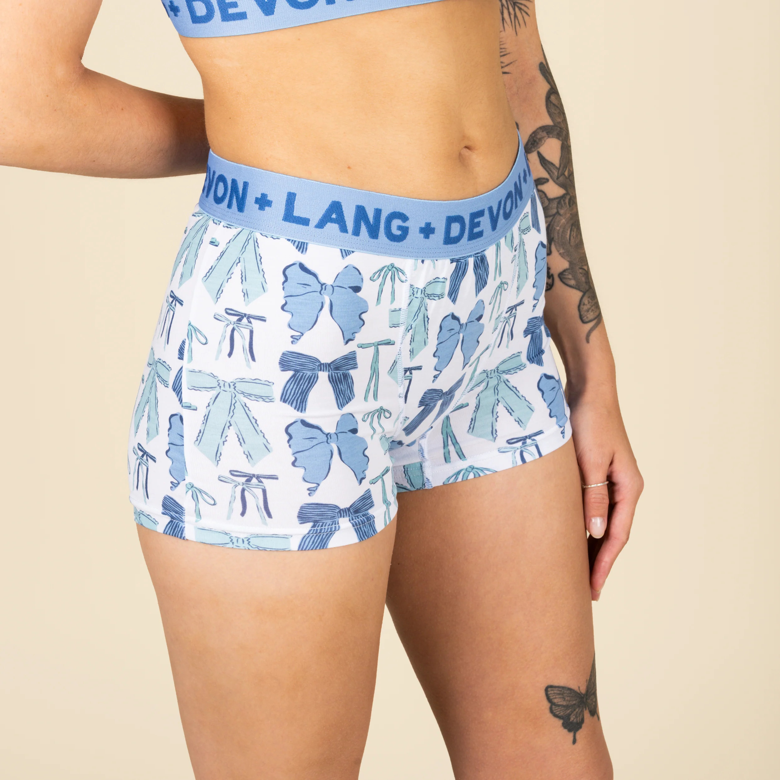 Originals Bria Women's Boyshort - Blue Bows - Image 3