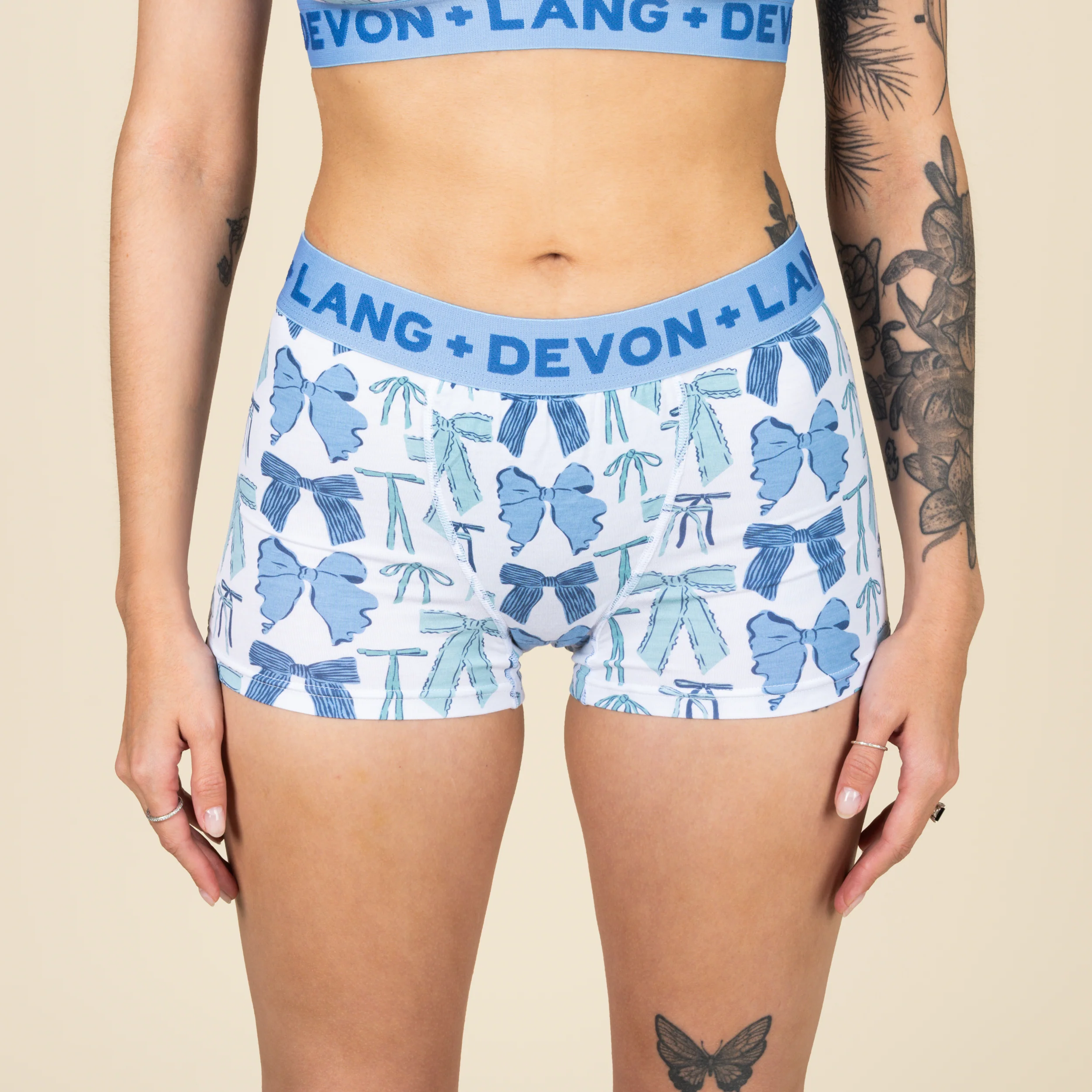 Originals Bria Women's Boyshort - Blue Bows - Image 4