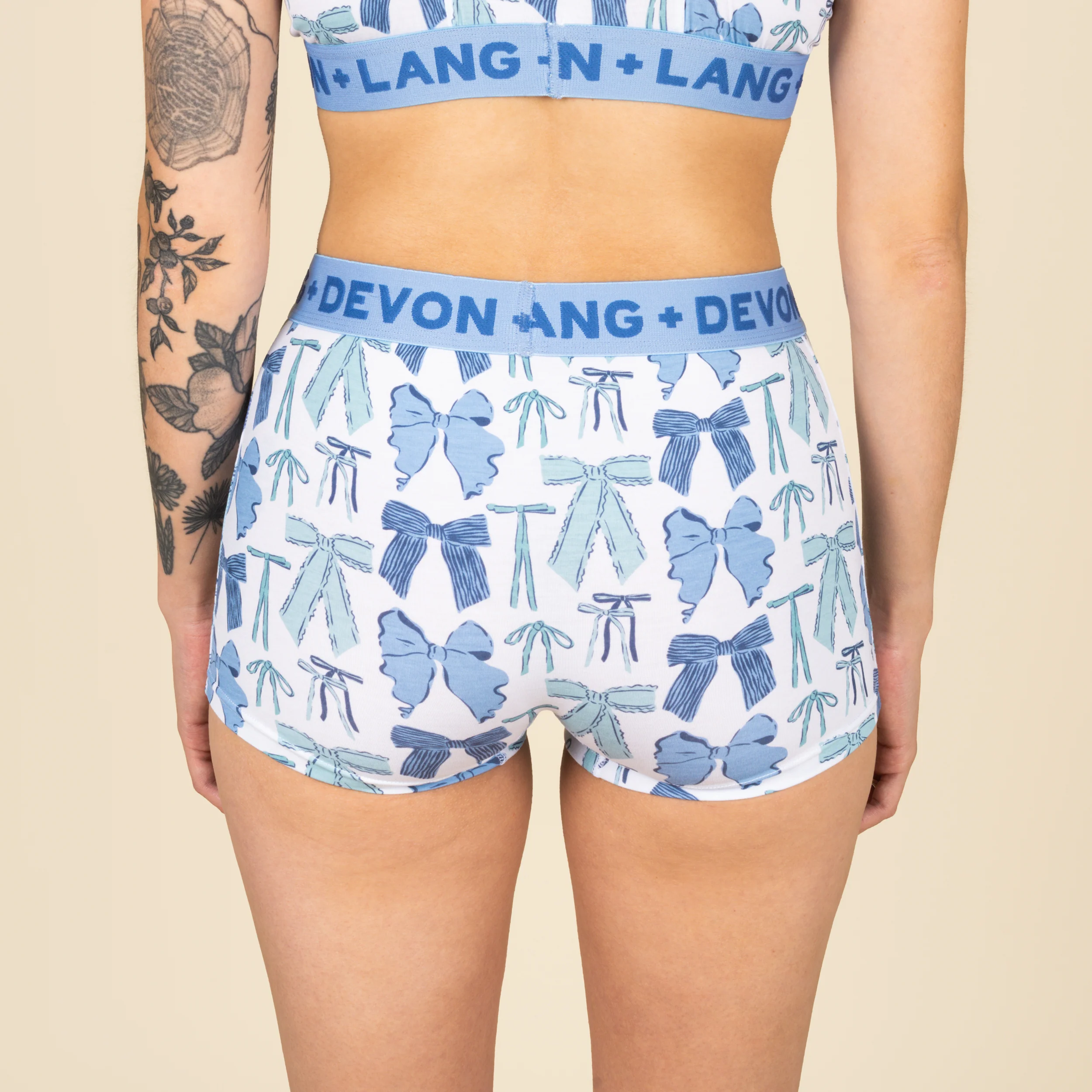 Originals Bria Women's Boyshort - Blue Bows - Image 5
