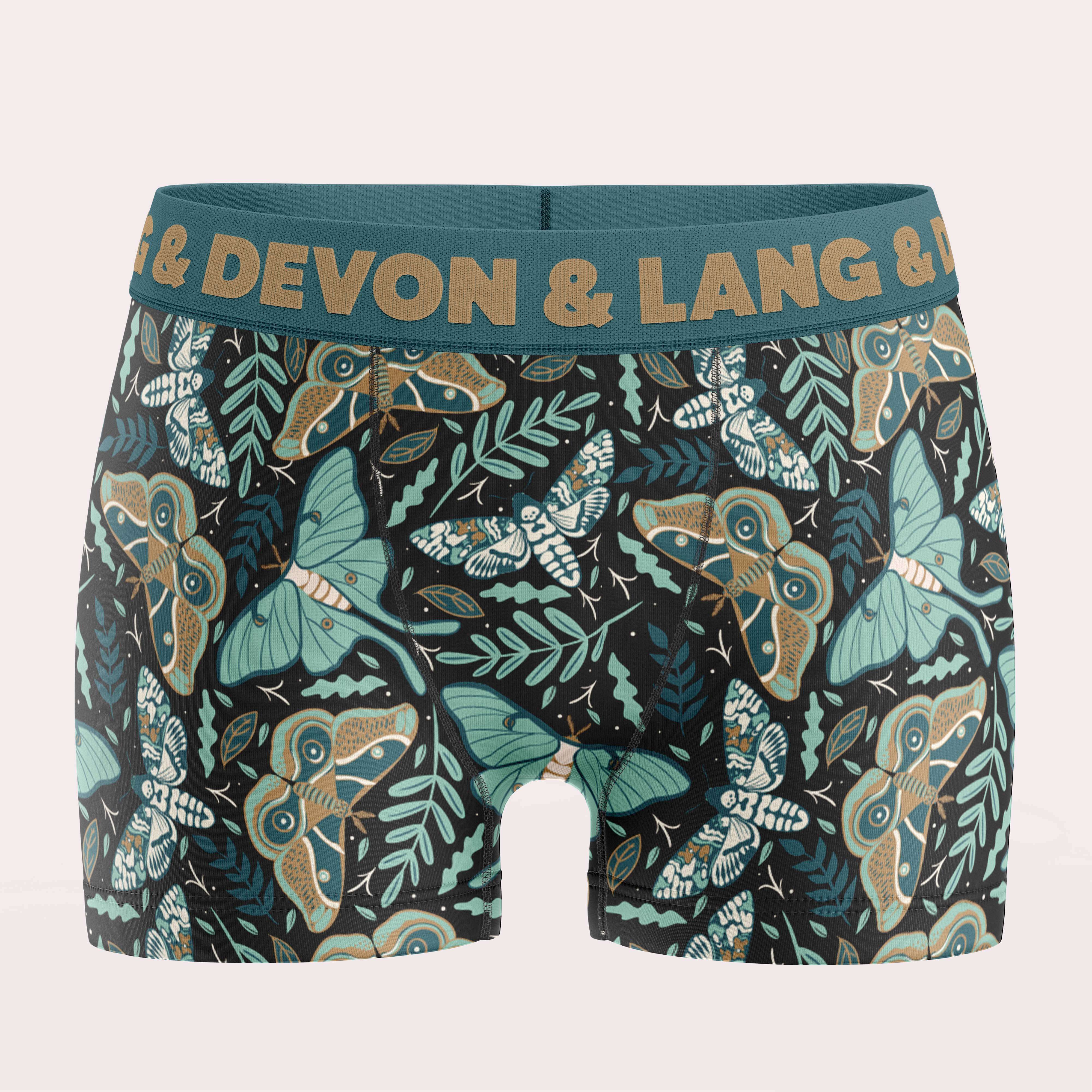 Bria Women's Boyshort - Midnight Moths