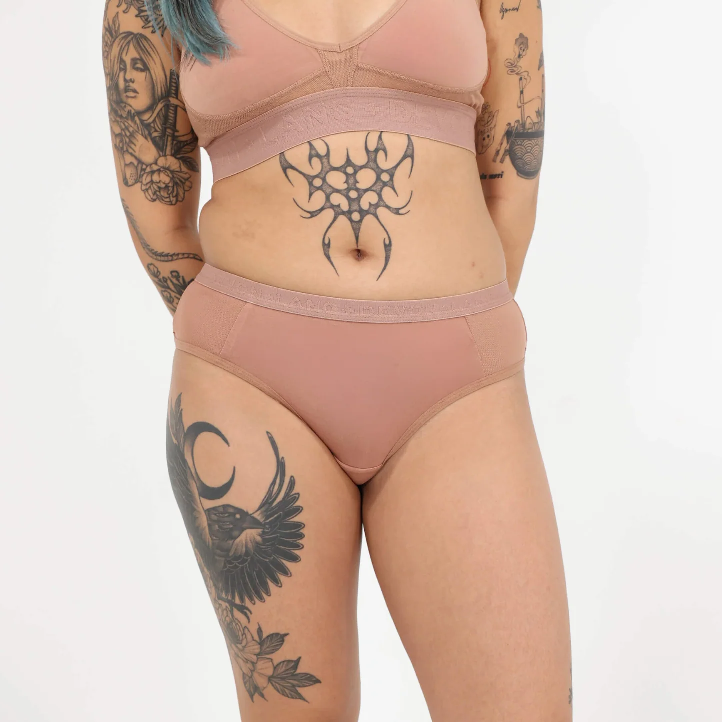 Originals Katrina Everyday Thong - Mesh Panels - Bronze - Image 3