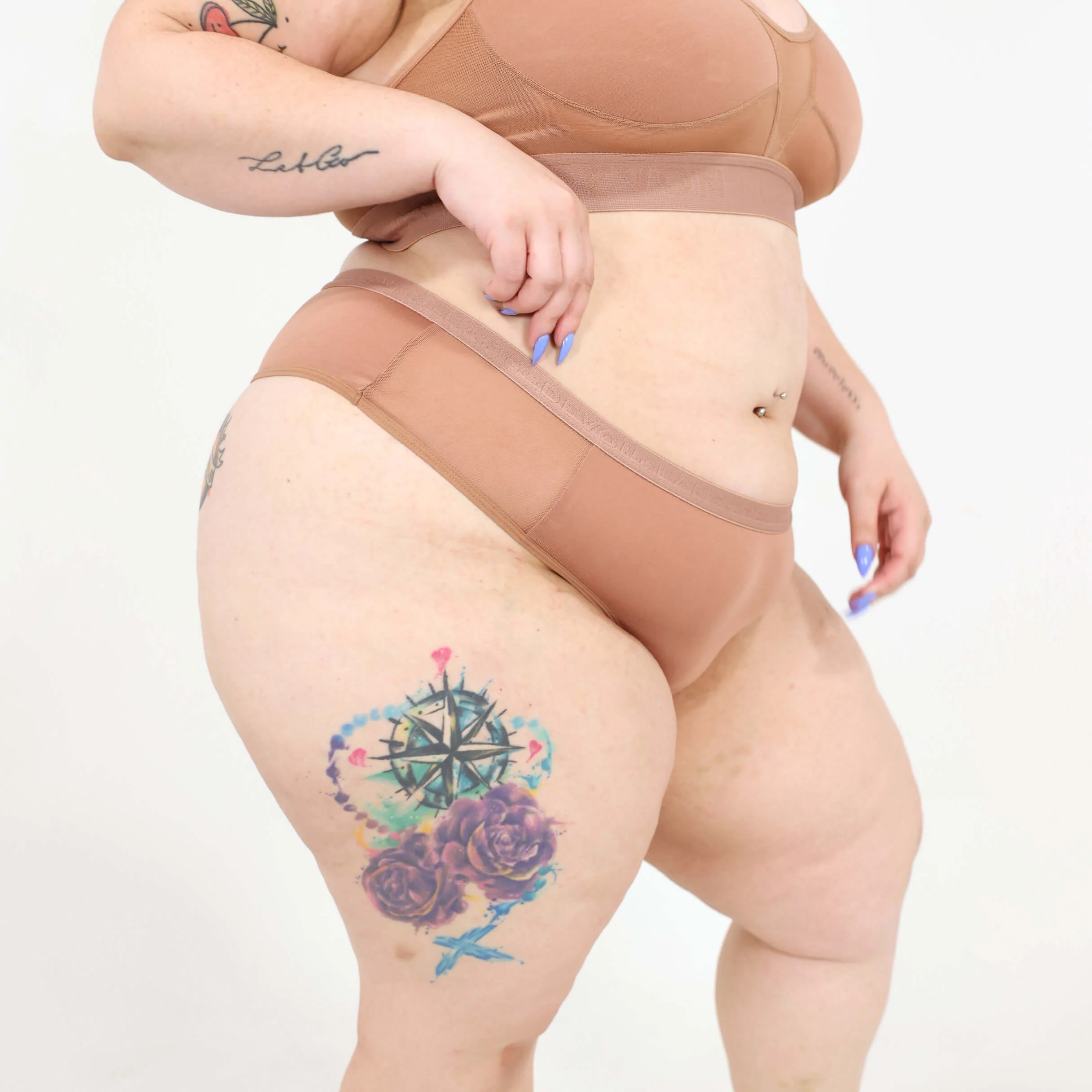 Originals Katrina Everyday Thong - Mesh Panels - Bronze - Image 7