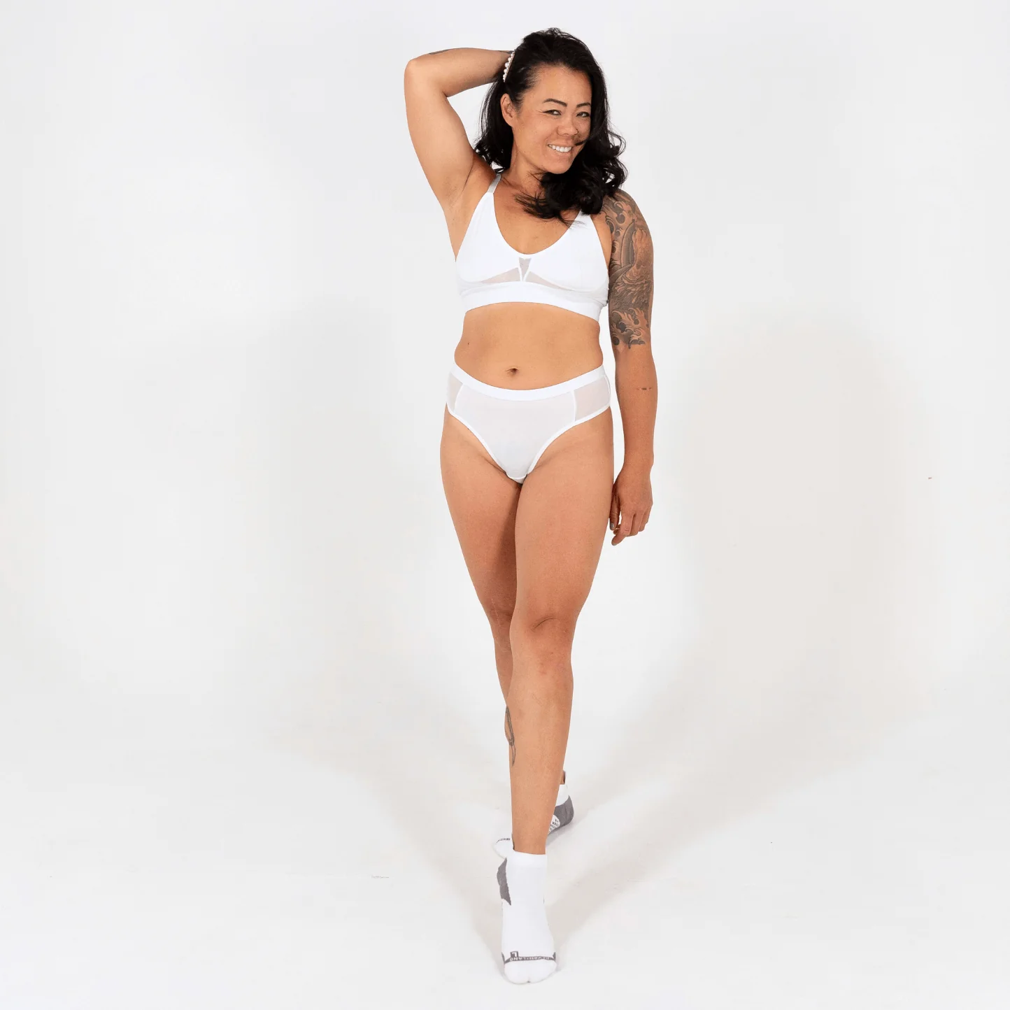 Originals Katrina Everyday Thong - Mesh Panels - Glacier - Image 5
