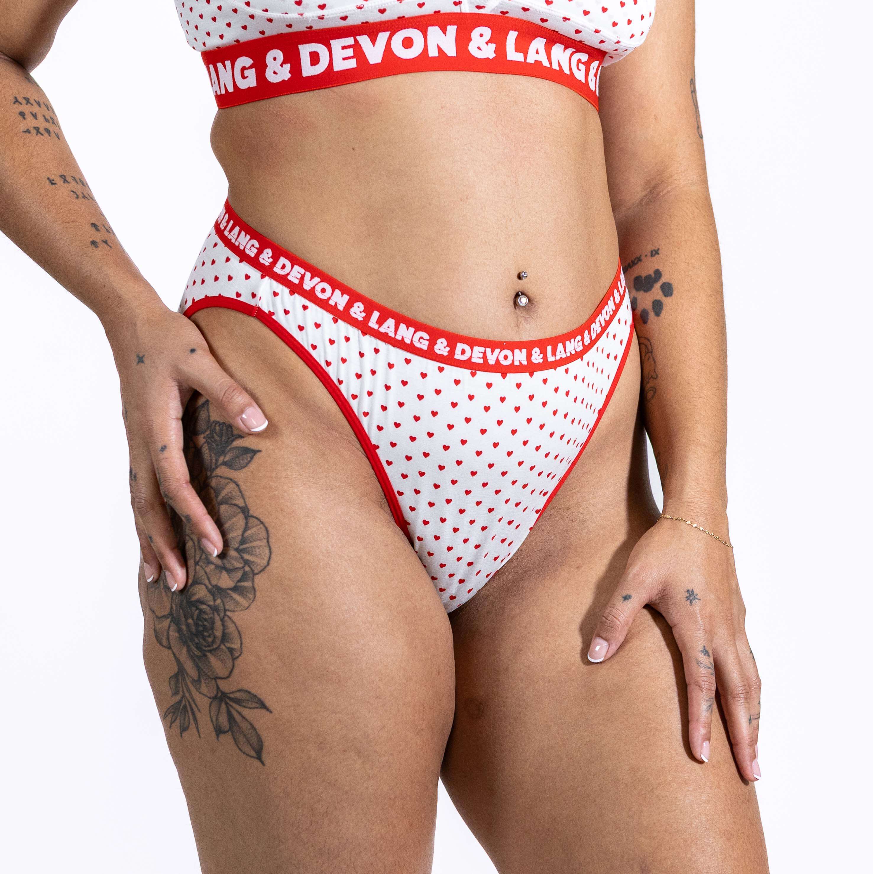 Katrina French Bikini - Cinnamon Hearts - Image 3