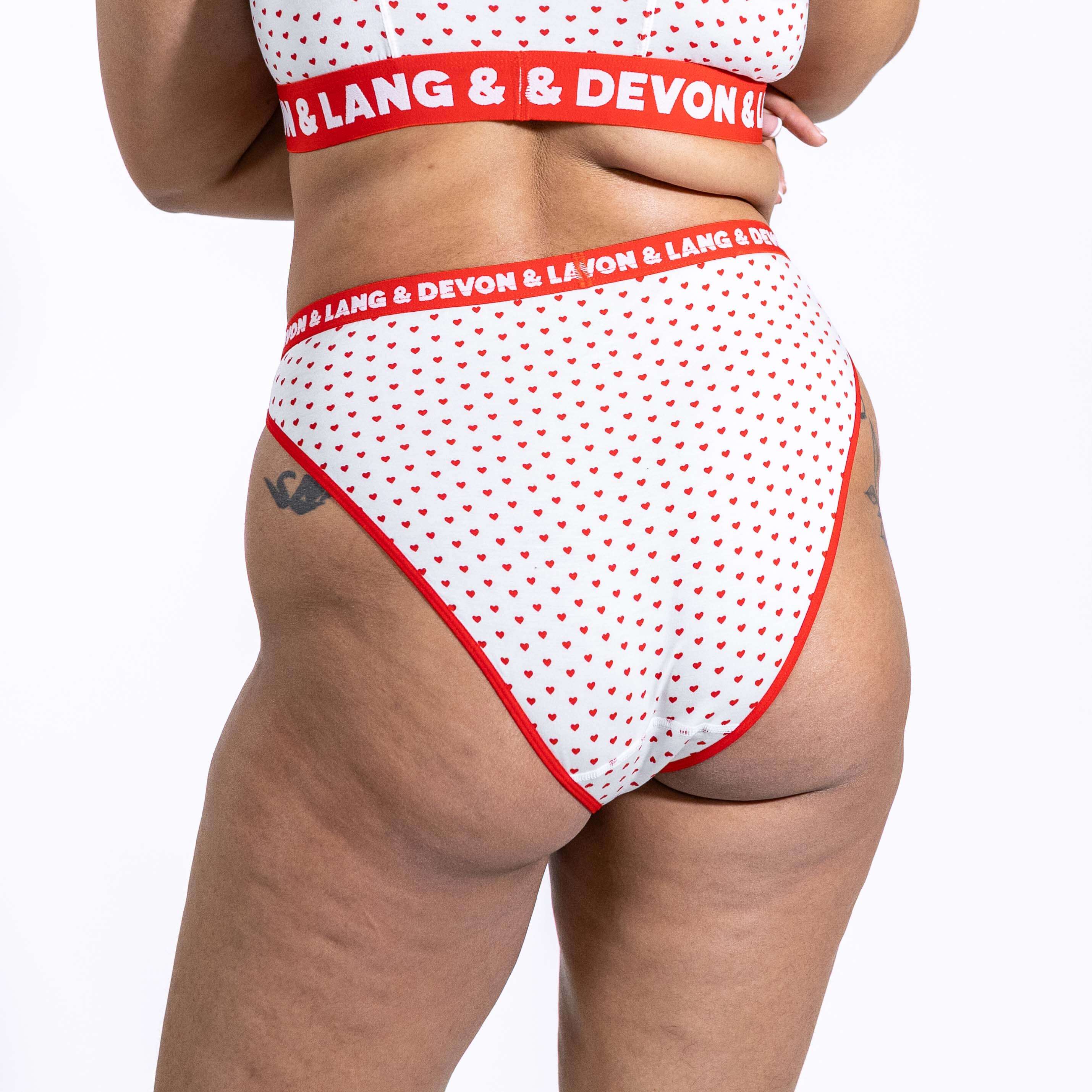 Katrina French Bikini - Cinnamon Hearts - Image 5