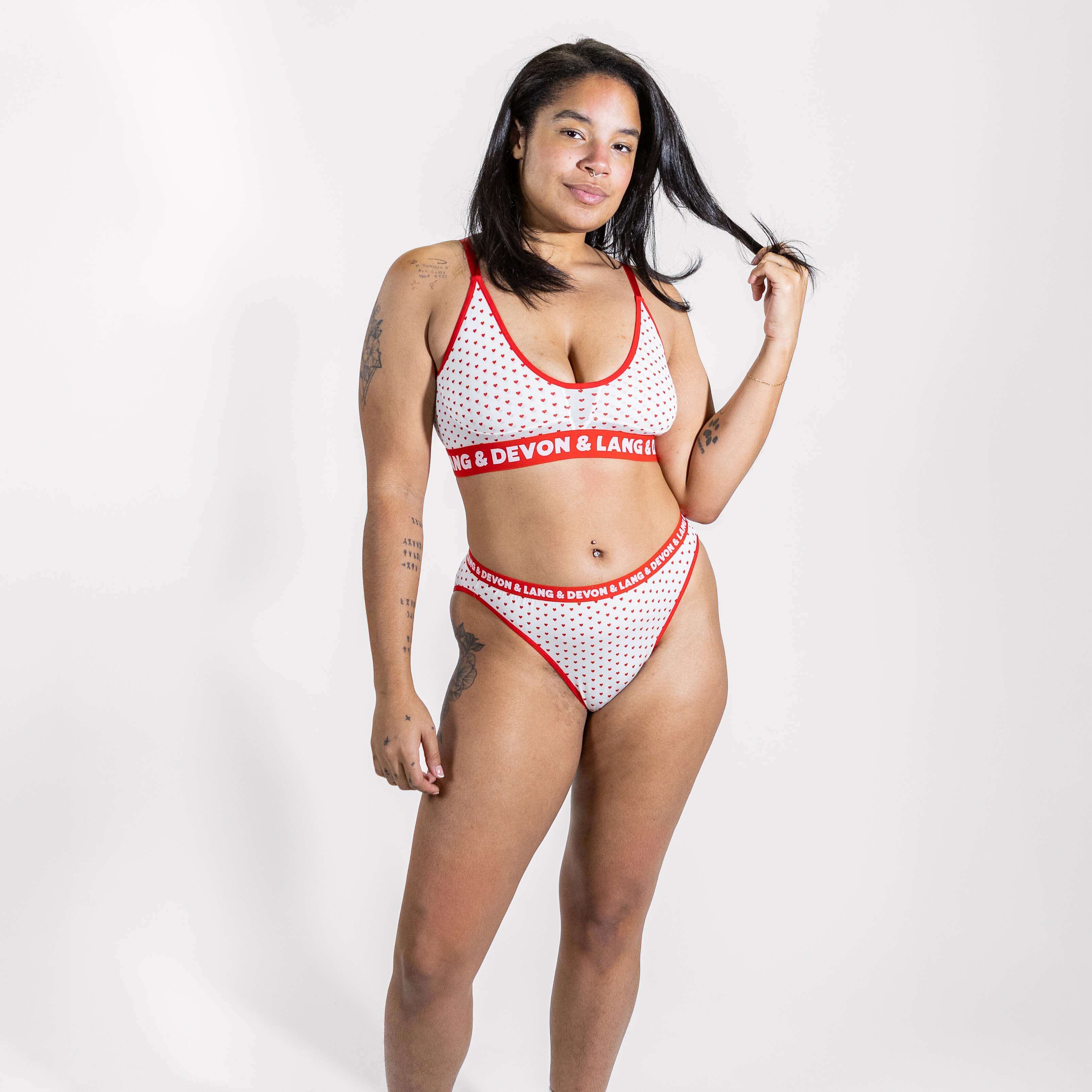 Katrina French Bikini - Cinnamon Hearts - Image 6