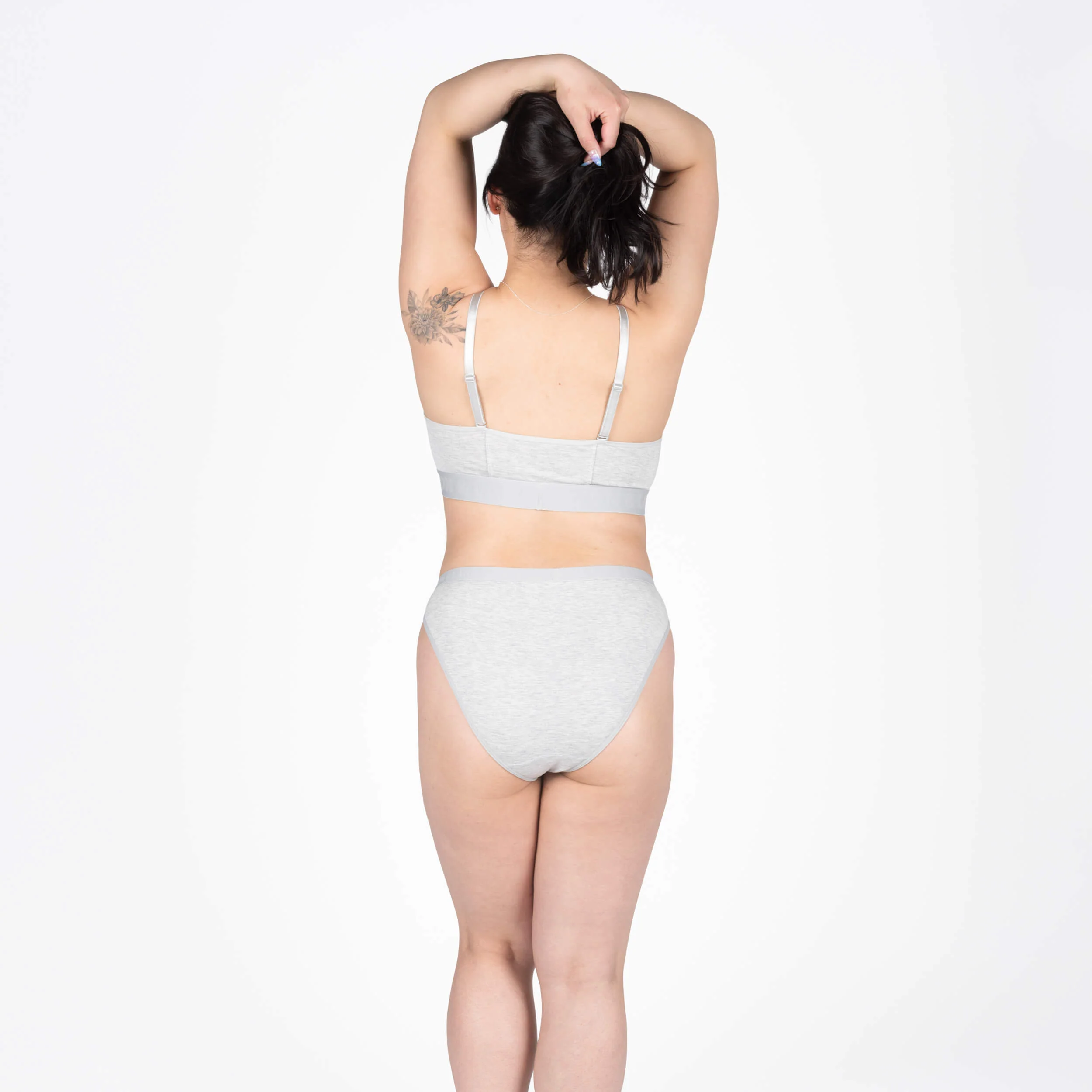 Katrina French Bikini - Heather Grey - Image 6
