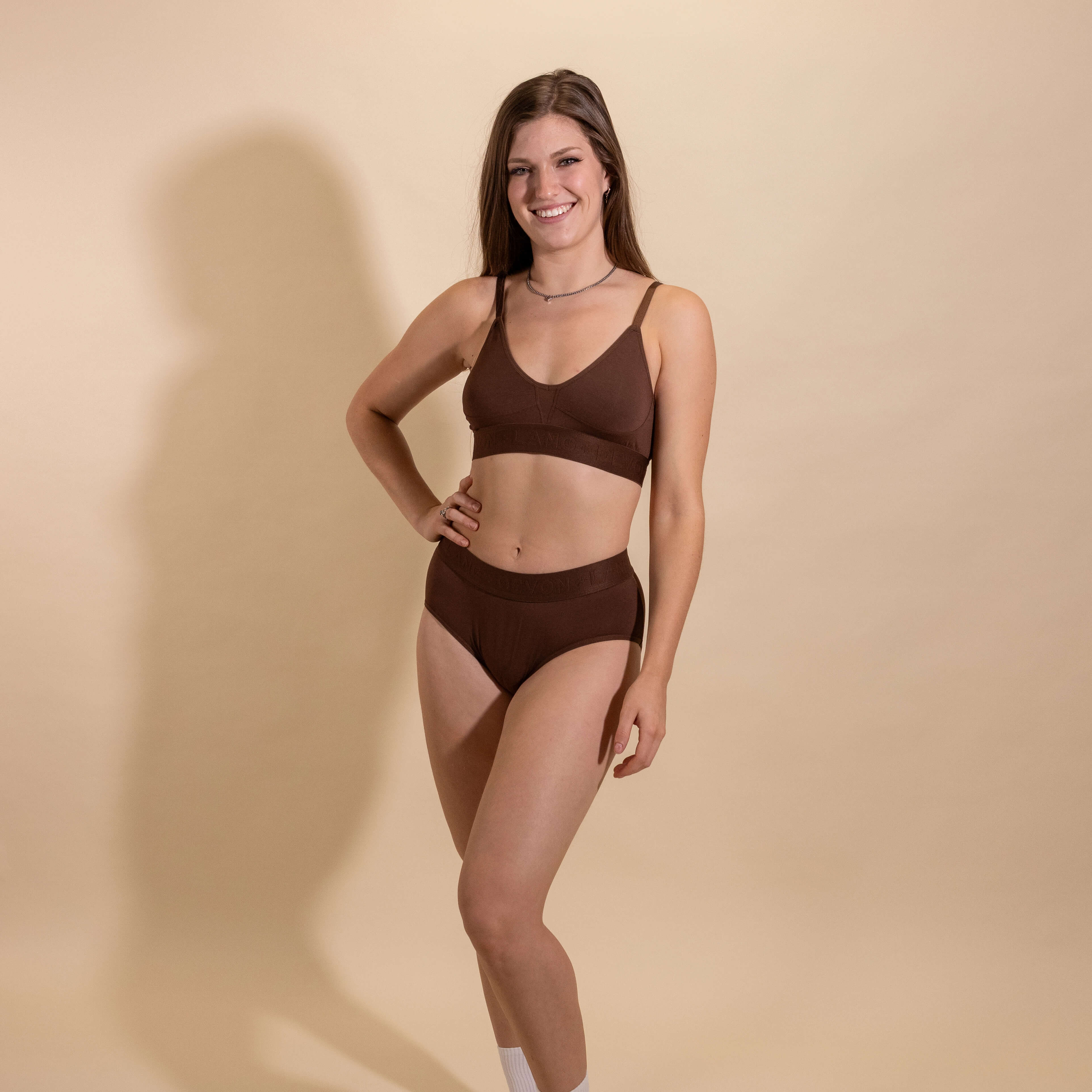 Originals Bria Bikini Brief - Cocoa - Image 6