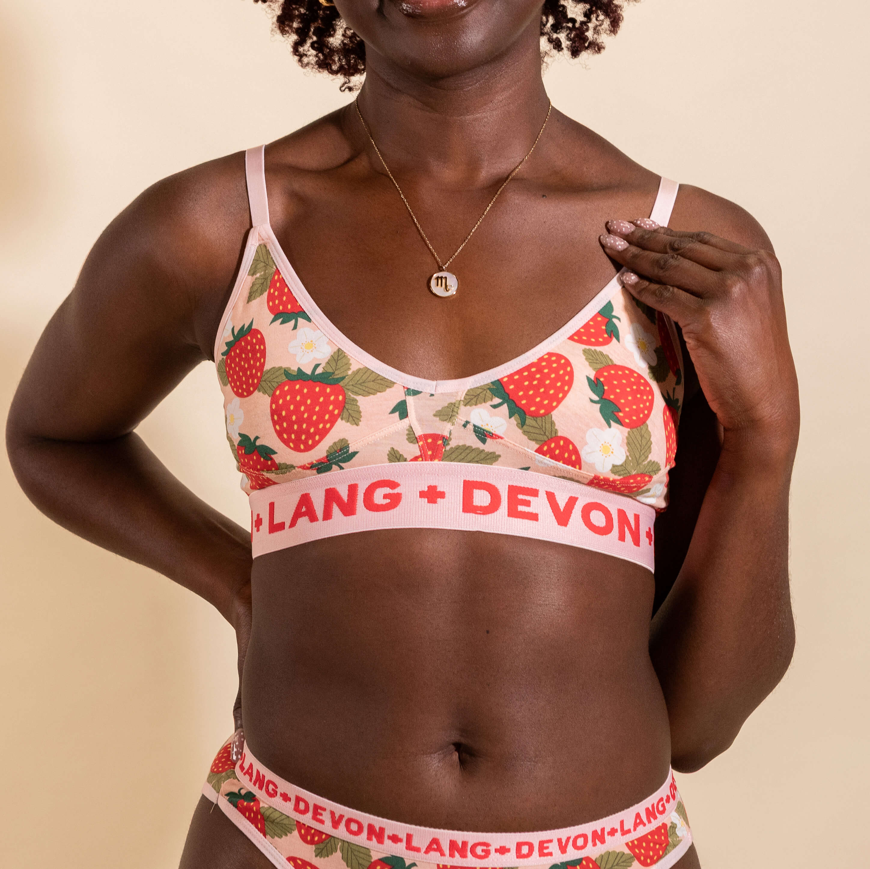 Originals Bria Bralette - Wild Strawberry - Image 3
