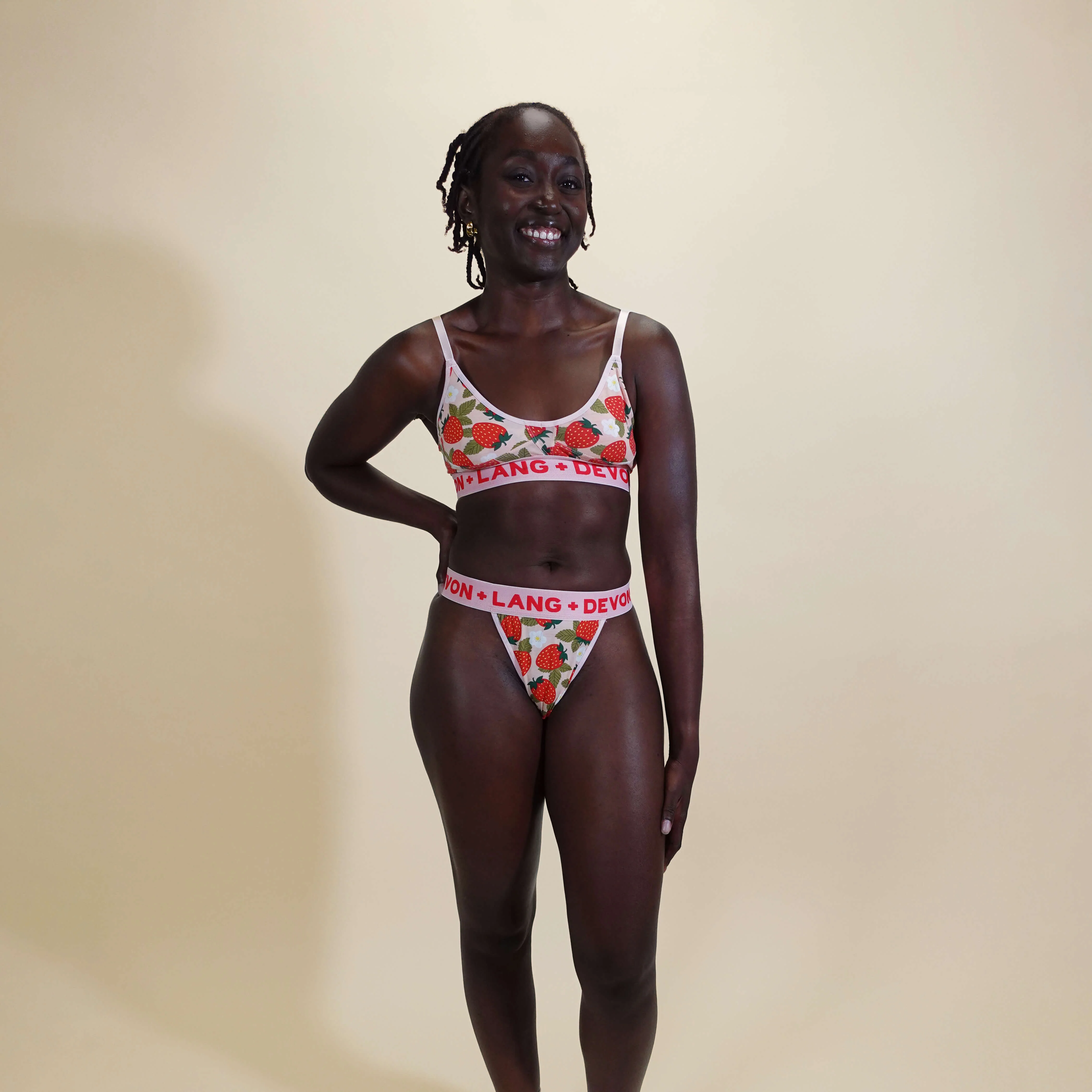 Originals Bria V-Thong - Wild Strawberry - Image 6