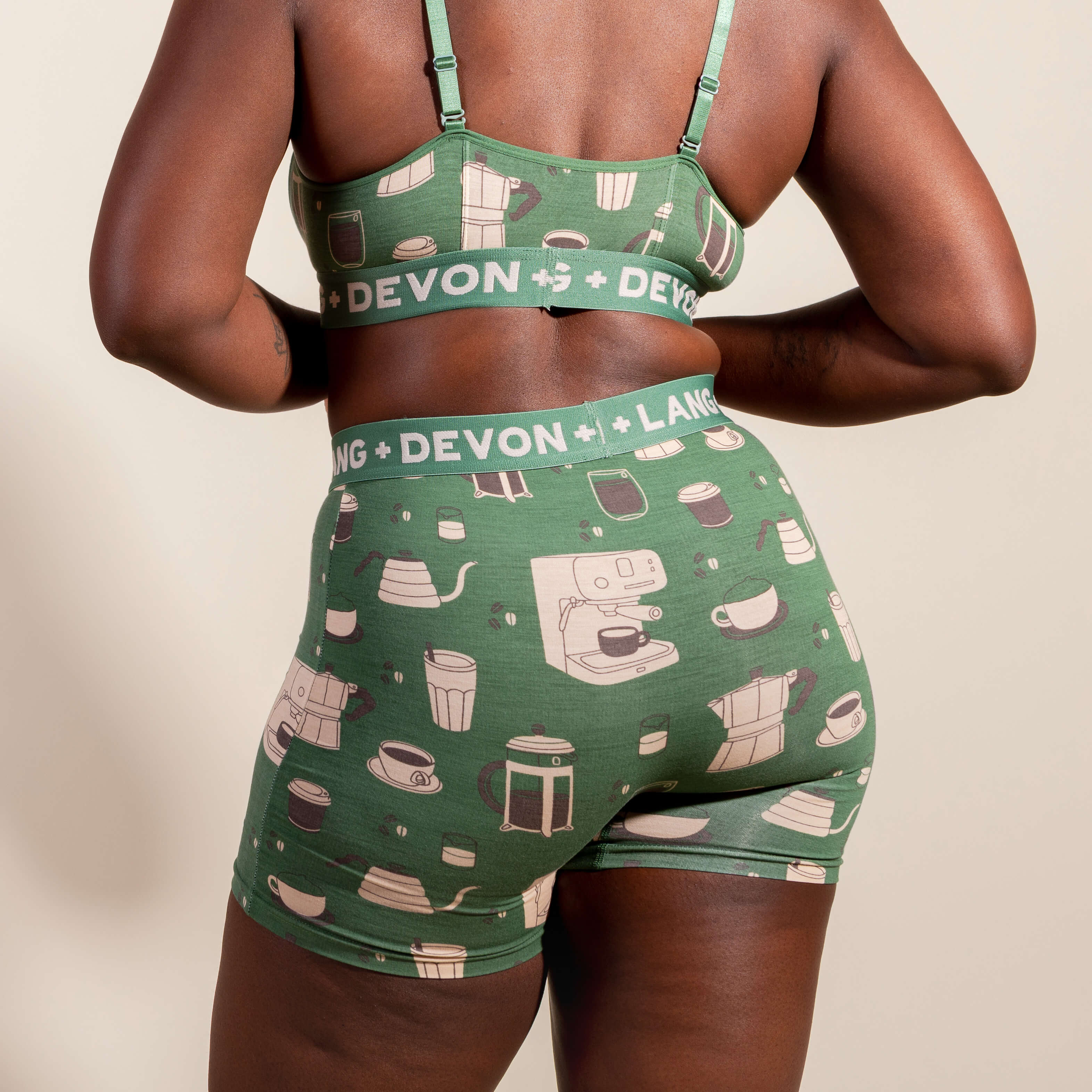 Originals Bria Women's Boxer Brief - Coffee - Image 4
